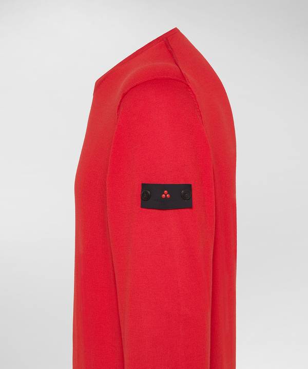 Peuterey Maglia tricot con logo ricamato Pezzi Unici