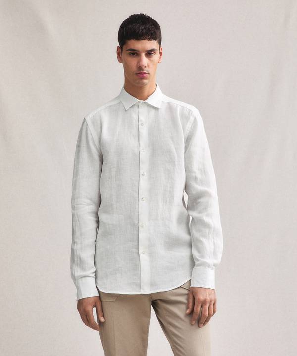 Peuterey Camicia in lino In Vendita