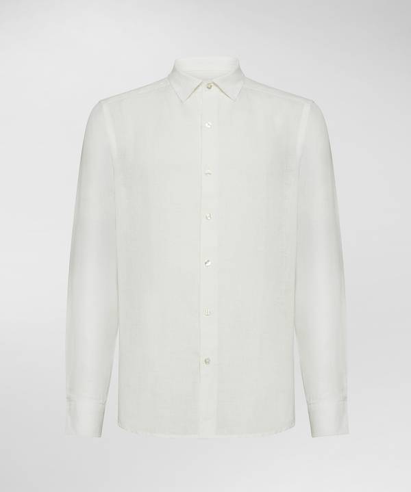 Peuterey Camicia in lino In Vendita