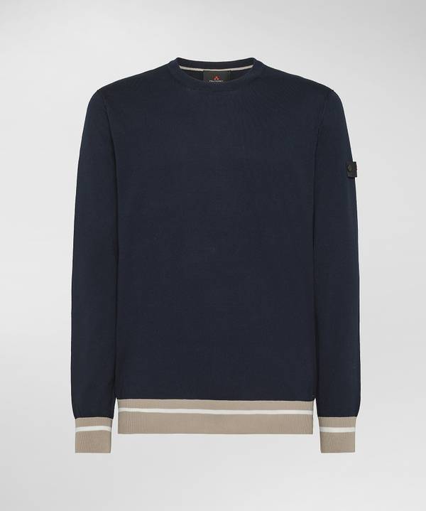 Peuterey Maglia tricot con dettagli rigati Saldi