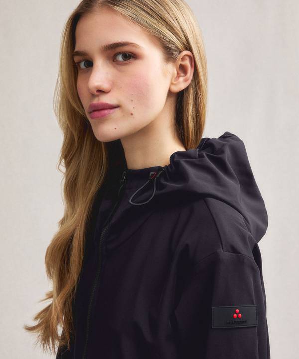 Peuterey Parka fishtail in nylon stretch Italia