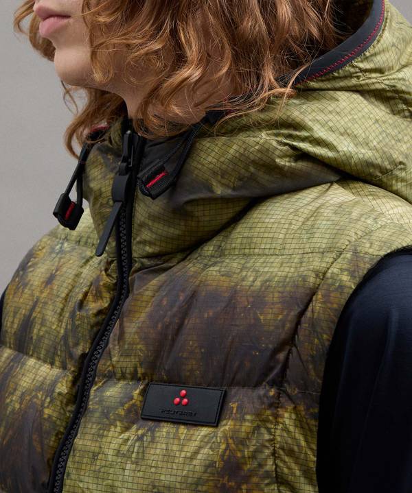 Peuterey Gilet Tie-Dye In Nylon Ripstop Soddisfazione Garantita