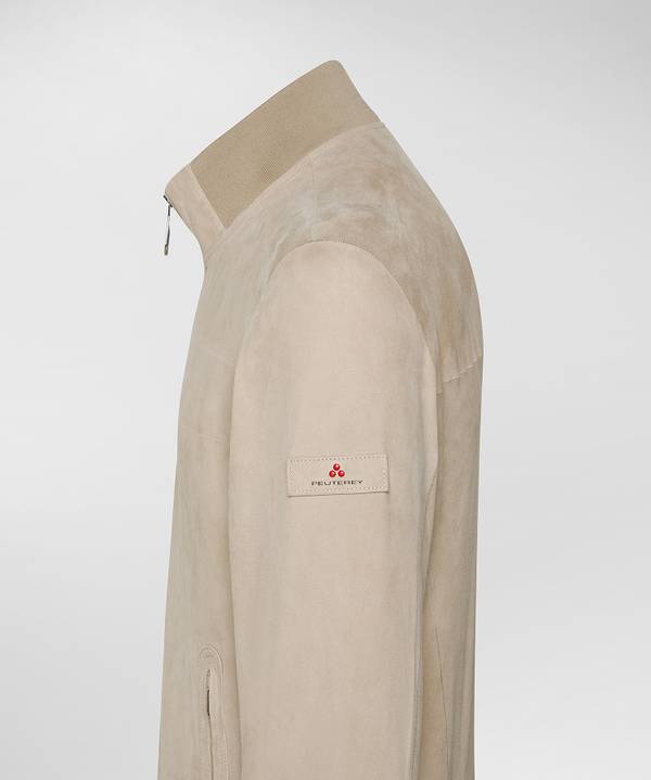 Peuterey Giacca bomber in pelle scamosciata Sconto