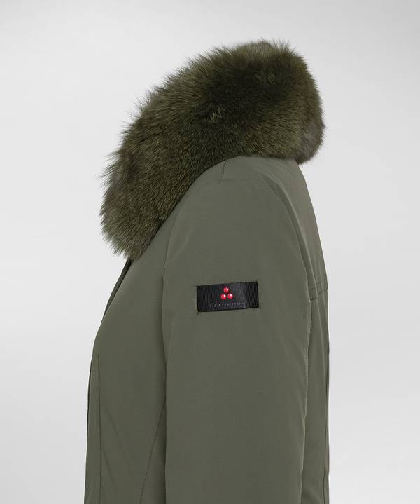 Peuterey Giacca Slim Con Pelliccia Online