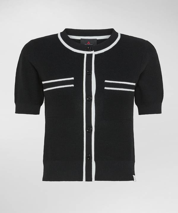 Peuterey Cardigan manica corta con tasche al petto Negozio