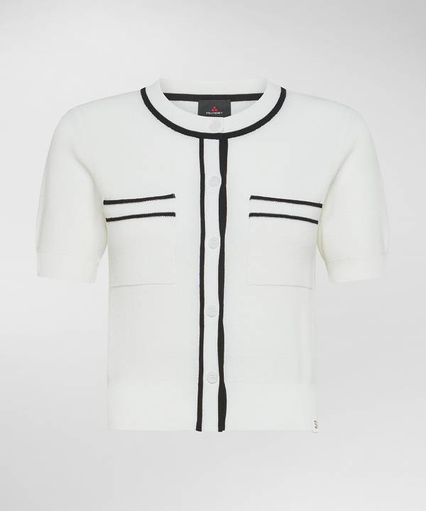 Peuterey Cardigan manica corta con tasche al petto 2025