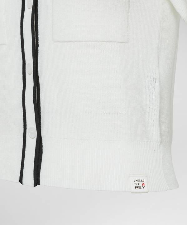 Peuterey Cardigan manica corta con tasche al petto 2025