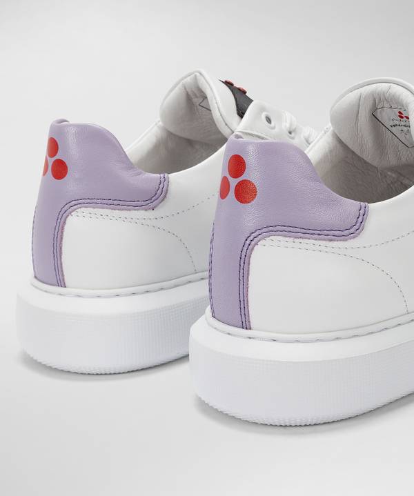 Peuterey Sneaker in pelle con logo goffrato Vendita