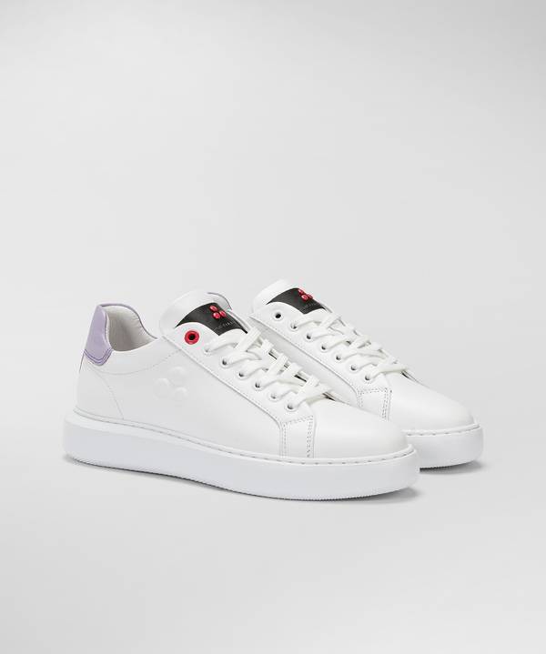 Peuterey Sneaker in pelle con logo goffrato Vendita