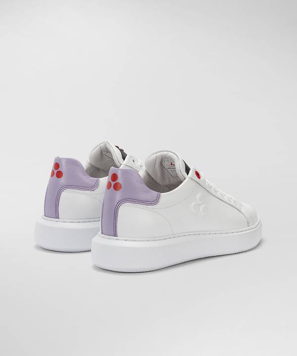 Peuterey Sneaker in pelle con logo goffrato Vendita