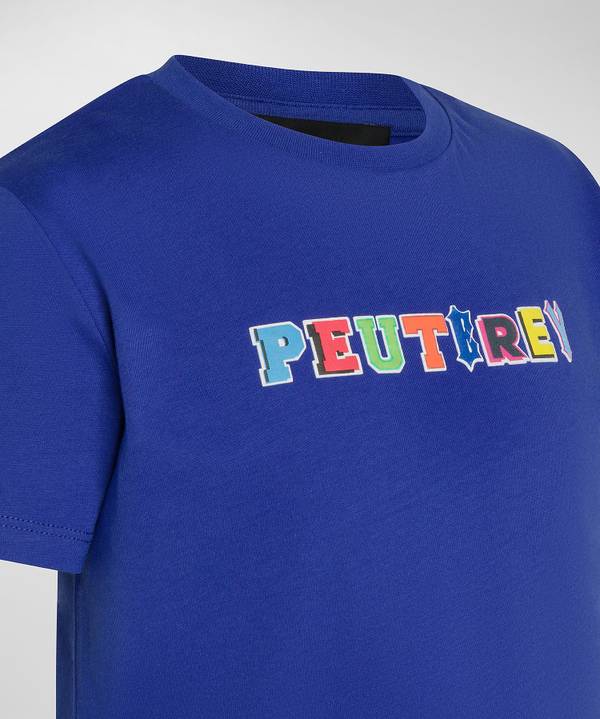 Peuterey T-shirt in cotone con stampa Ultimi tre giorni