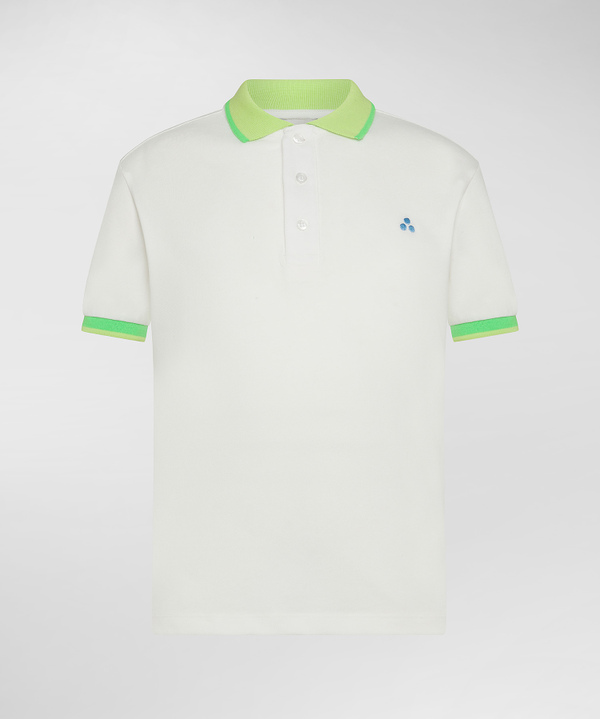 Peuterey Polo in piquet dettagli fluo ACQUISTA ORA