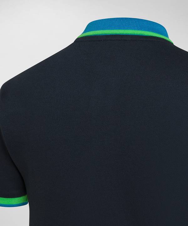 Peuterey Polo in piquet dettagli fluo Consegna Veloce