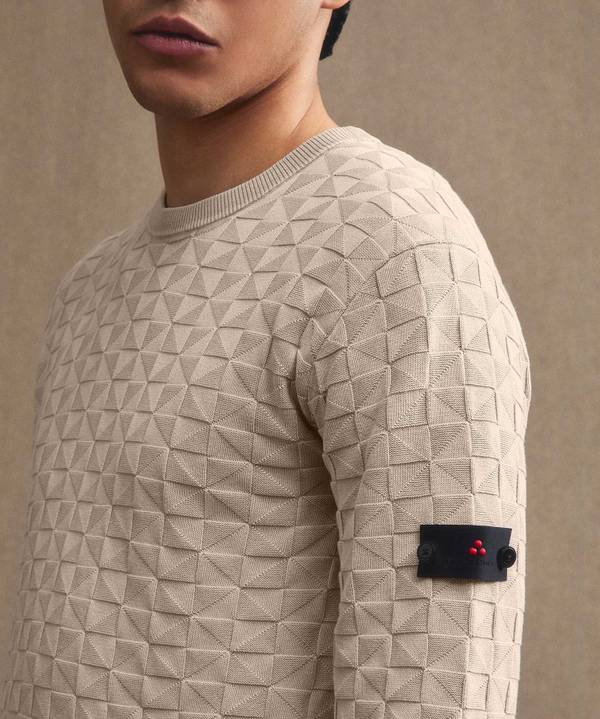 Peuterey Maglia in cotone con effetto 3D Sottocosto
