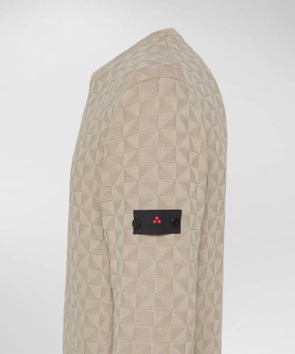 Peuterey Maglia in cotone con effetto 3D Sottocosto