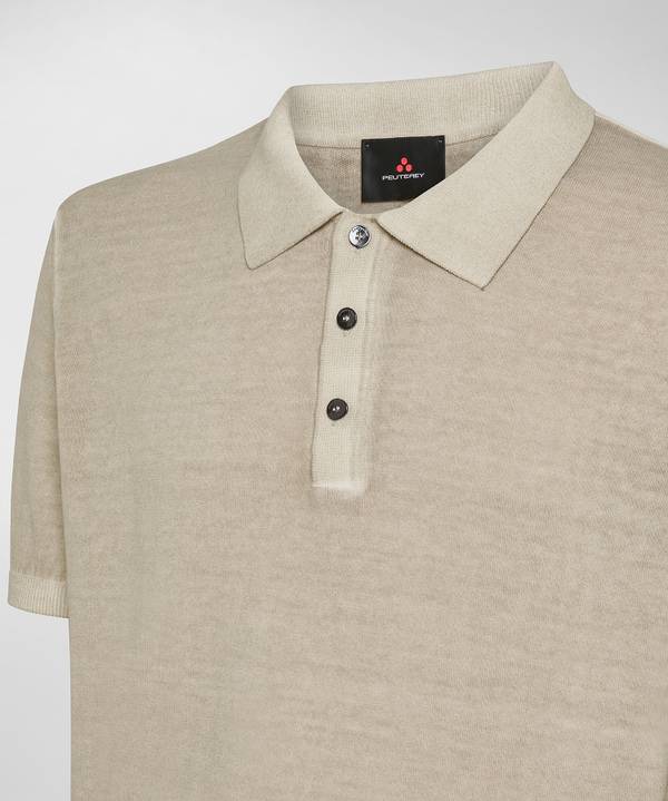 Peuterey Polo classica in tricot di cotone Presa