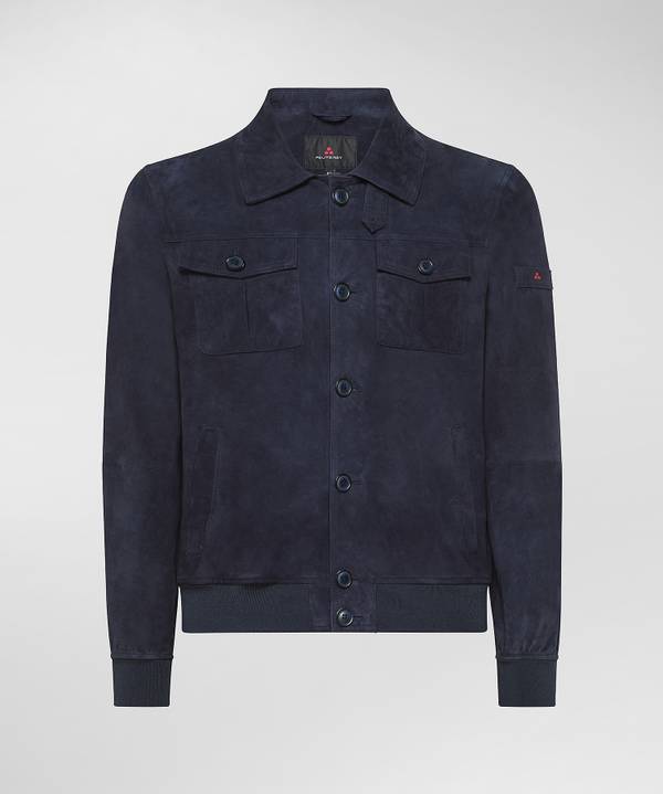 Peuterey Giacca in pelle scamosciata Sconto