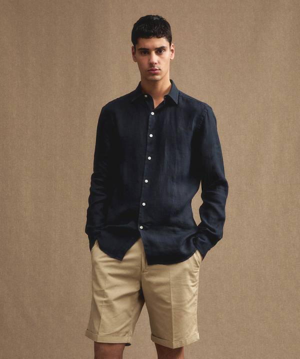 Peuterey Camicia in lino Outlet