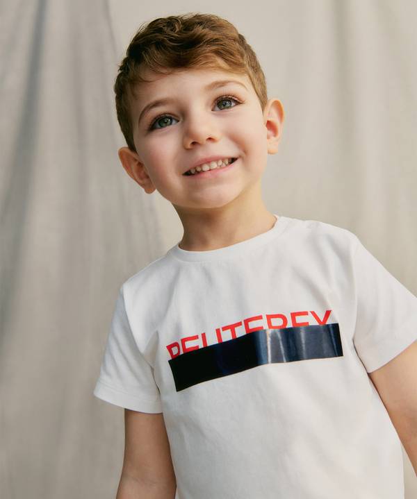 Peuterey T-shirt con stampa frontale Italia