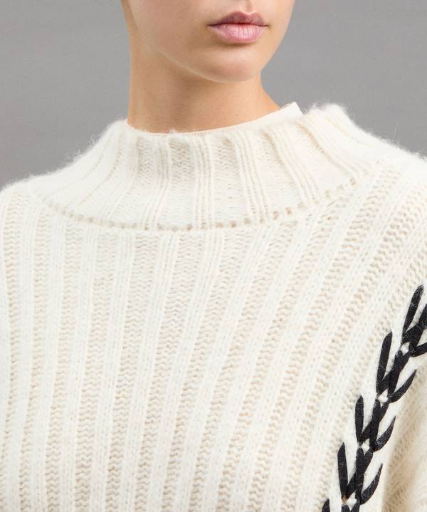 Peuterey Maxi Maglia In Alpaca Lavorata A Mano Fino Al -60%