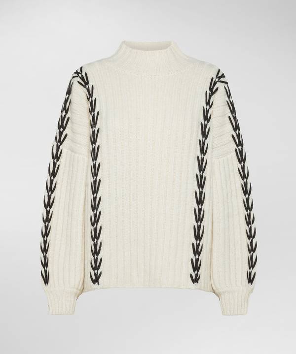 Peuterey Maxi Maglia In Alpaca Lavorata A Mano Fino Al -60%