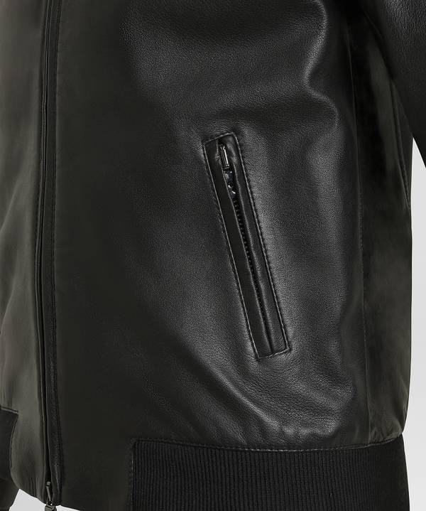 Peuterey Giacca bomber in pelle Sottocosto