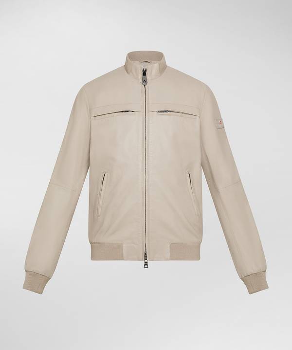 Peuterey Giacca bomber in pelle Sconto