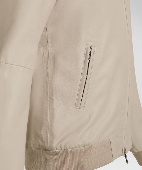 Peuterey Giacca bomber in pelle Sconto