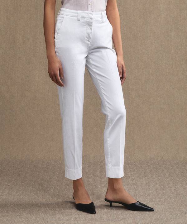 Peuterey Pantaloni in gabardine di cotone stretch Hotsell