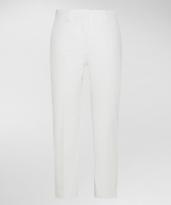 Peuterey Pantaloni in gabardine di cotone stretch Hotsell