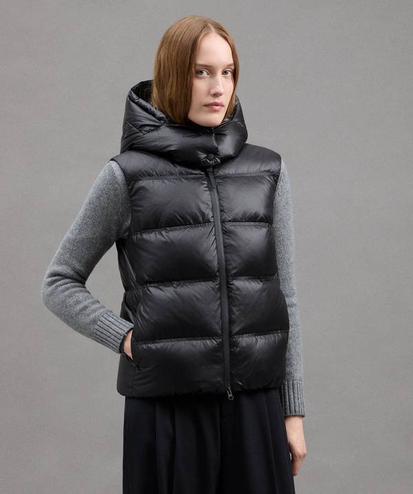 Peuterey Gilet In Ripstop Lucido Affare Del Giorno
