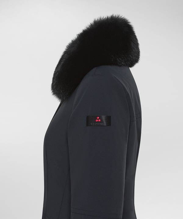 Peuterey Giacca Slim Con Pelliccia Presa