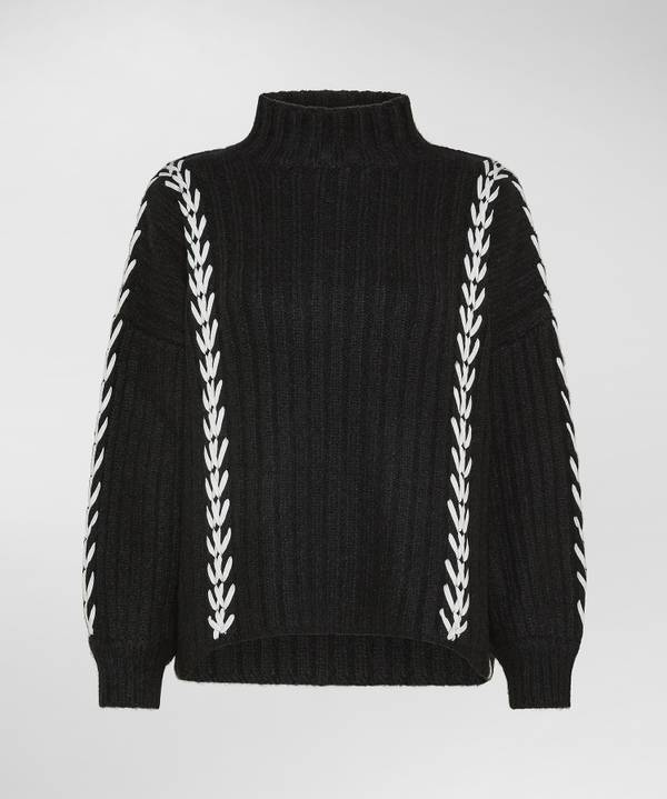Peuterey Maxi Maglia In Alpaca Lavorata A Mano Sconto