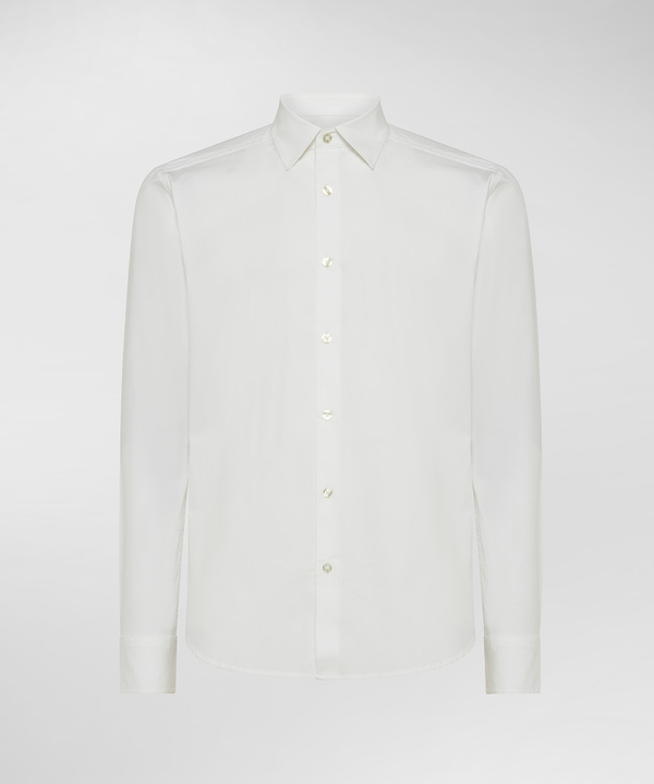 Peuterey Camicia in popeline di cotone In Linea