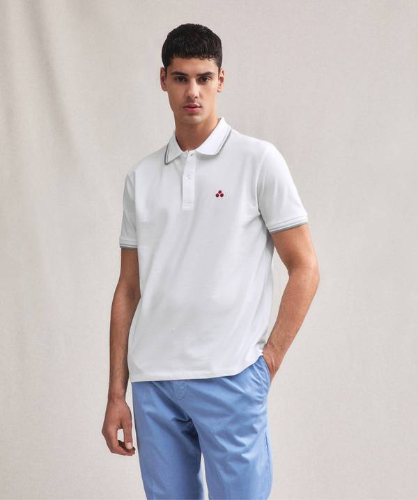Peuterey Polo in piquet di cotone stretch Nuovo