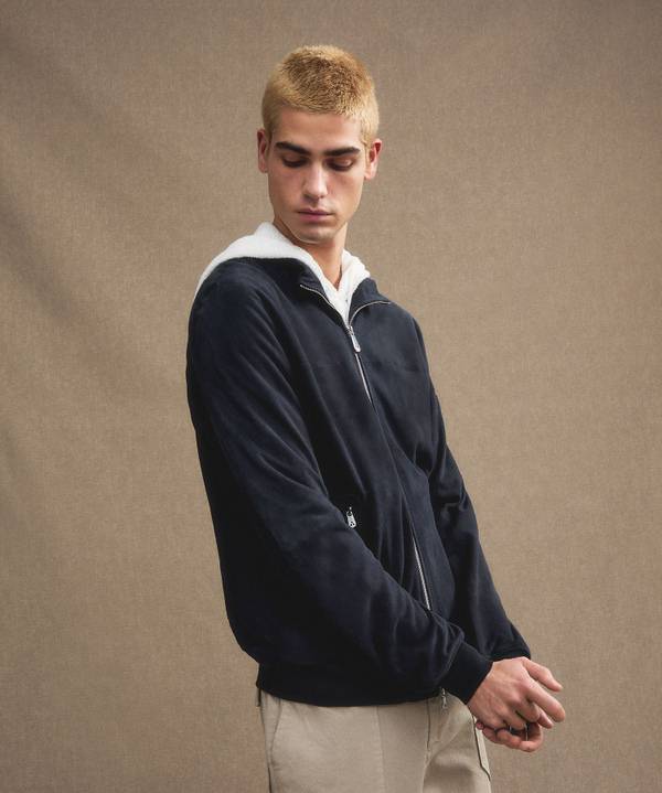 Peuterey Giacca bomber in pelle scamosciata Vendita