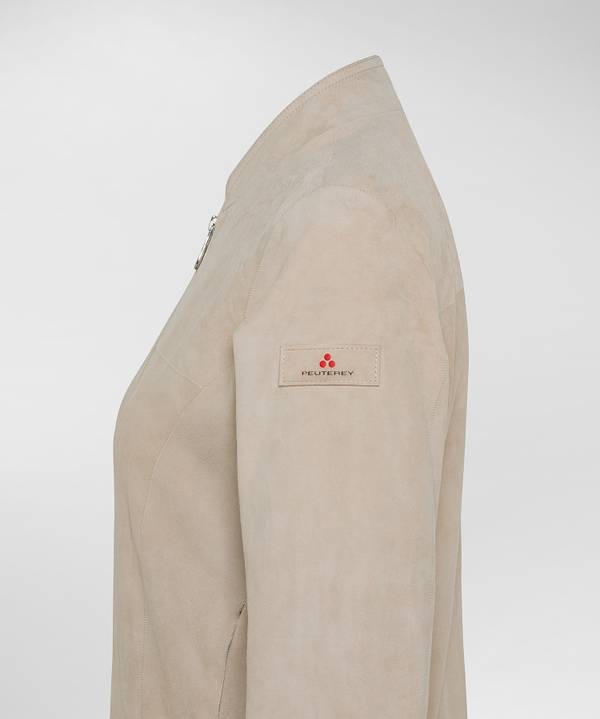 Peuterey Giacca biker in pelle Sconto