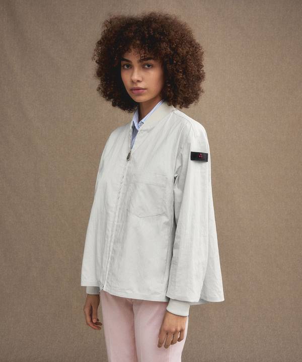 Peuterey Relaxed bomber in lino Economico