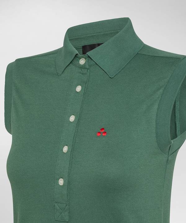 Peuterey Polo smanicata in piquet Outlet