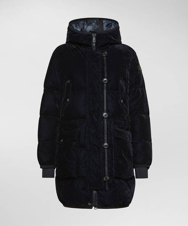 Peuterey Parka Lungo In Tela Di Nylon Floccata Vendite Flash