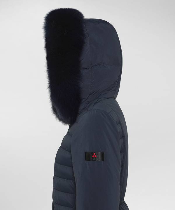 Peuterey Piumino Slim Con Pelliccia Negozio