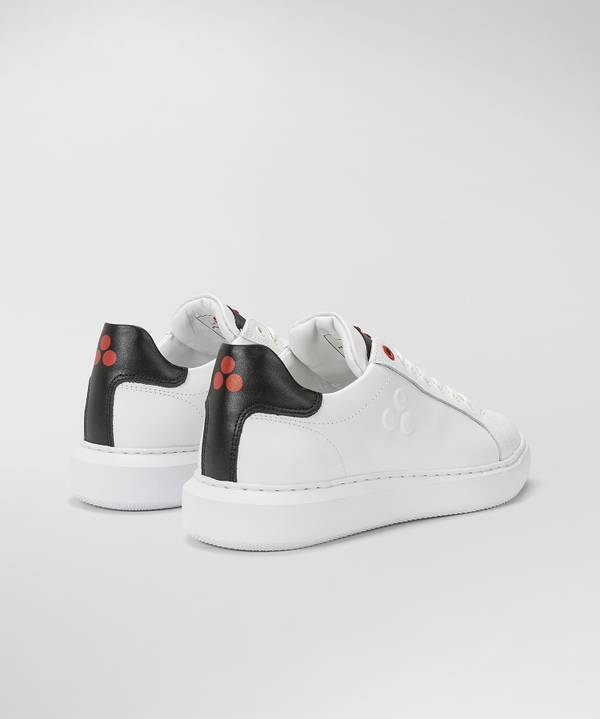 Peuterey Sneaker In Pelle Con Logo Goffrato In Saldo