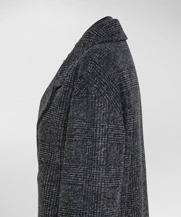 Peuterey Cappotto Doppio Petto Con Pettorina Staccabile Italy