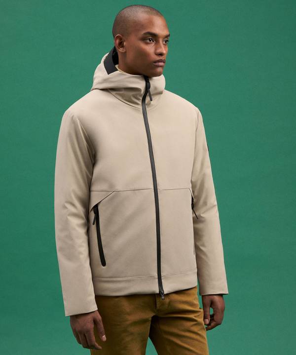 Peuterey Bomber Liscio In Primaloft Con Dettagli Neri Promozione Limitata