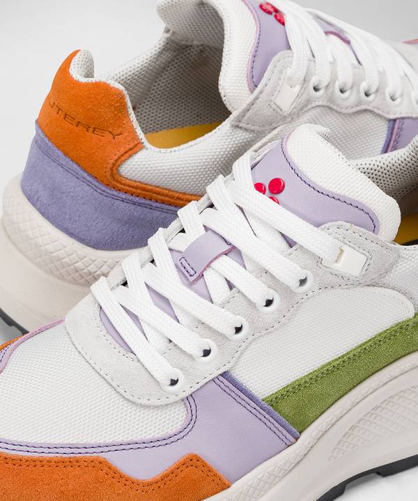 Peuterey Sneakers in pelle con dettagli color Presa