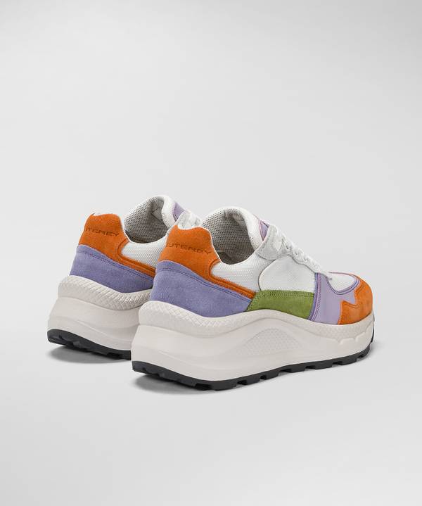 Peuterey Sneakers in pelle con dettagli color Presa