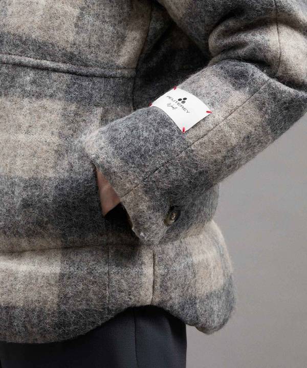 Peuterey Puffer Jacket Fantasia In Lana E Alpaca Italy