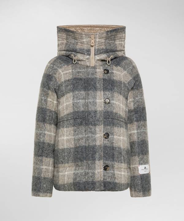 Peuterey Puffer Jacket Fantasia In Lana E Alpaca Italy