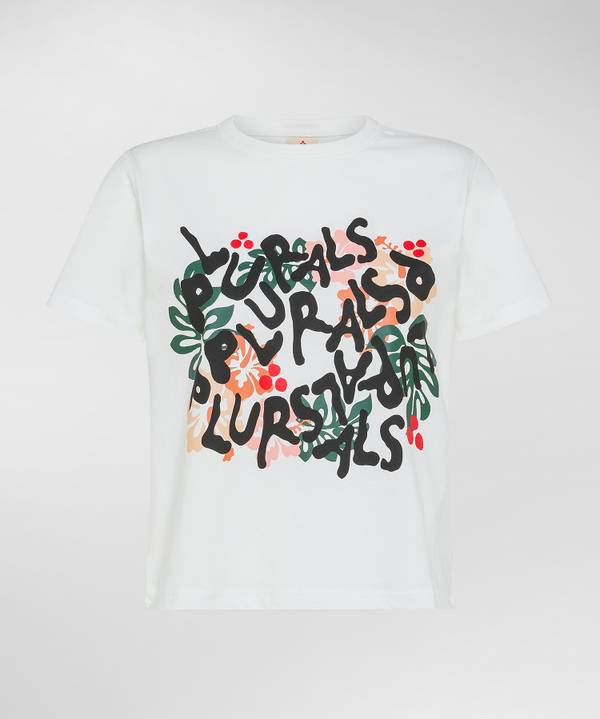 Peuterey T-shirt con stampa frontale Vendita Calda