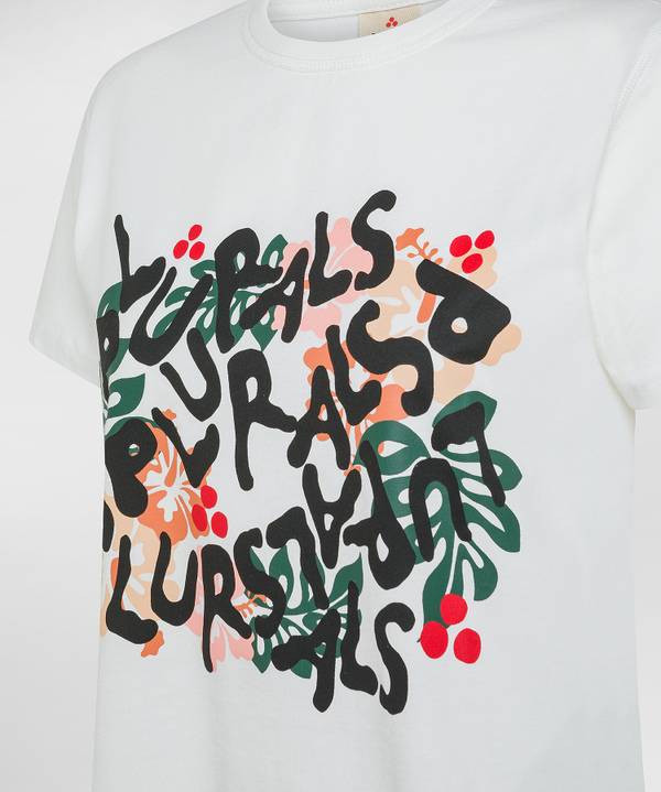 Peuterey T-shirt con stampa frontale Vendita Calda